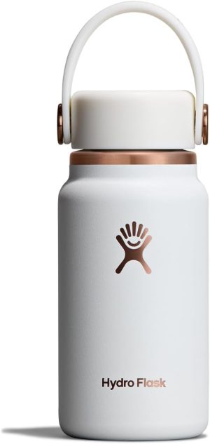 Hydro Flask Micro Bottle - Insulated Mini Leak Proof Flask for Purse or Pocket in 6.7 Oz Harbor Blue